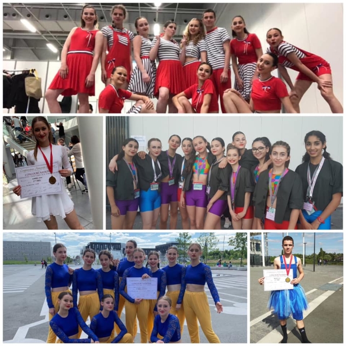 Résultats du concours National de danse à Valenciennes