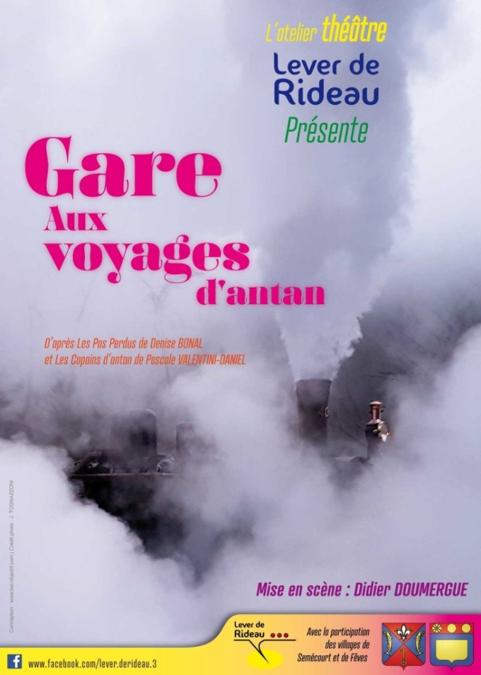L’atelier-théâtre de retour ! Nouveau spectacle “Gare aux voyages d’antan…”